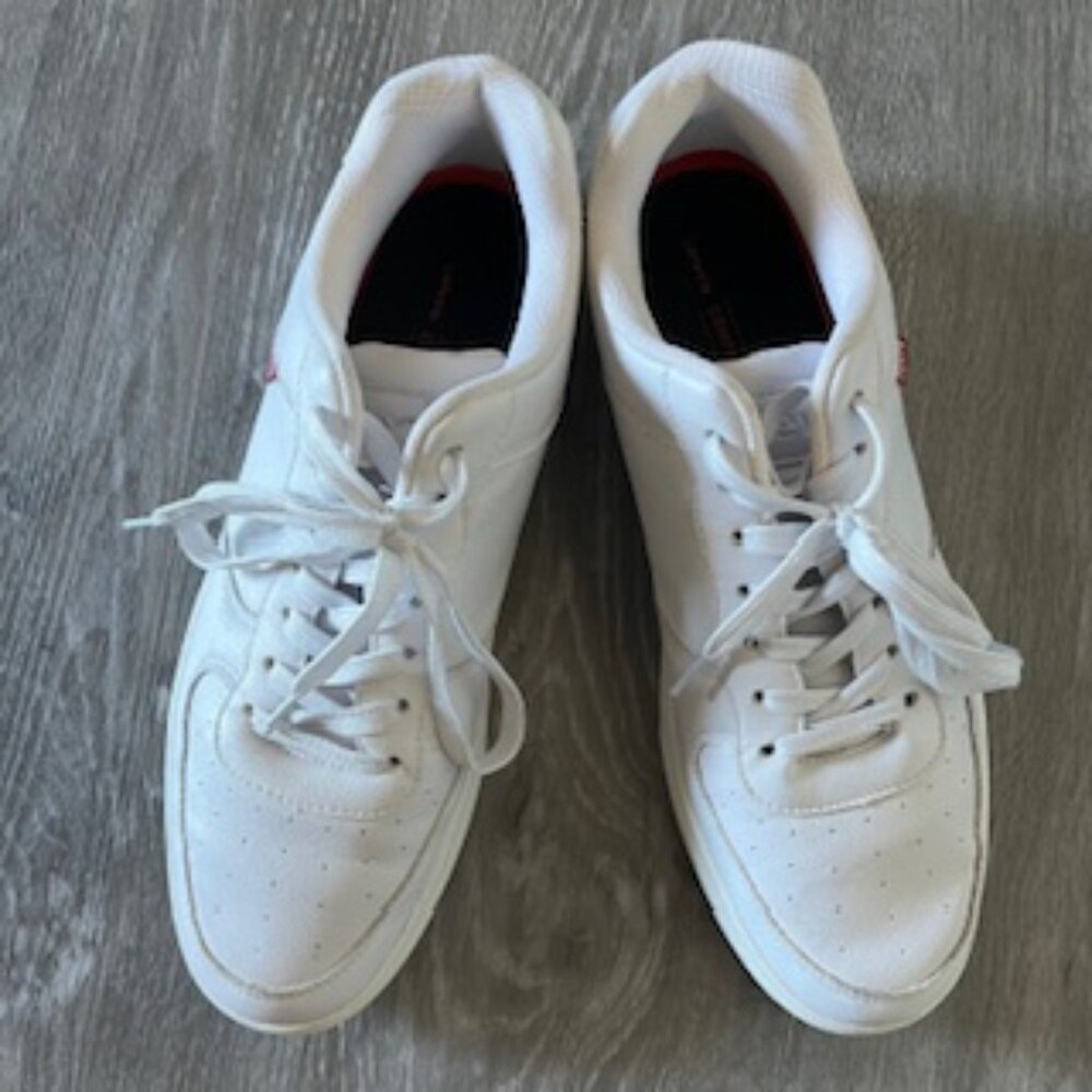 🧡3/15 Levi's Comfort White Sneakers Men's 12